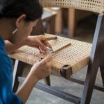 Naprawa uszkodzonego siedziska z rattanu